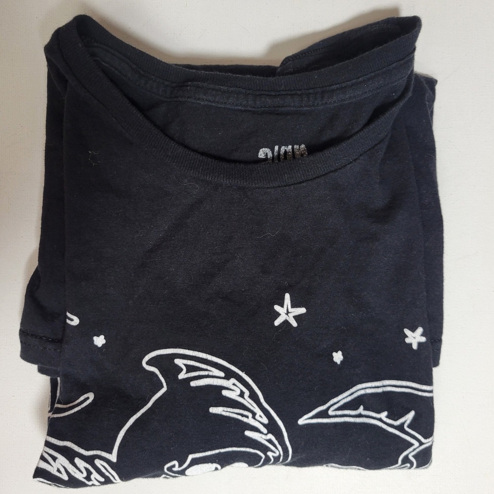 Alab Skater Tshirt Size L Grim Reaper Skateboarding At Night Streetwear Skeleton - Picture 8 of 8